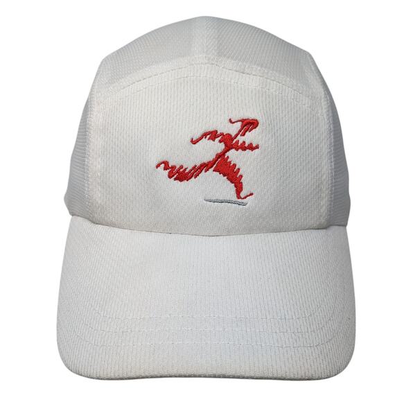 Idaho Running Co Slideback 5 Panel Hat White One Size Solid Headsweats - Picture 1 of 9